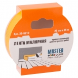 лента малярная Master Color для внутренних работ 25мм x 25м, арт.30-6612 - фото в каталоге Максидом