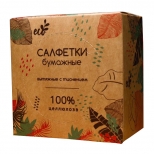 cалфетки Белые 1-слойные 20х20см 100шт в картонном диспенсере - фото в каталоге Максидом