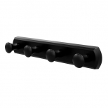 планка настенная с 4-мя крючками WASSERKRAFT K-1074BLACK черная планка настенная с 4-мя крючками WASSERKRAFT K-1074BLACK черная - фото в каталоге Максидом