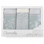 набор полотенец кухонных CLEANELLY Вивьен 50х70см 3шт пестротканых, арт. КНЦ-560-556х2-6327 набор полотенец кухонных CLEANELLY Вивьен 50х70см 3шт пестротканых, арт. КНЦ-560-556х2-6327 - фото в каталоге Максидом