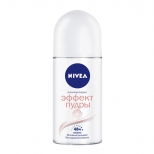 дезодорант женский NIVEA Эффект Пудры, 50 мл, ролик - фото в каталоге Максидом