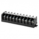 зажим винтовой TDM ELECTRIC блок 20А на DIN-рейку 10х2,5кв.мм черный - фото в каталоге Максидом