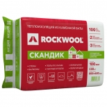 теплоизоляция Rockwool Лайт Баттс Скандик 800х600х100мм - фото в каталоге Максидом