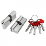 цилиндр ключевой Fuaro Lock d-pro500 70мм 35х35 хром - фото в каталоге Максидом