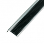 накладка на ступень с резиновой вставкой Русский профиль алюминий 0,9 мх40х2,5 мм накладка на ступень с резиновой вставкой Русский профиль алюминий 0,9 мх40х2,5 мм - фото в каталоге Максидом