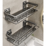 полка для ванной прямоугольная двойная алюминий серый полка для ванной прямоугольная двойная алюминий серый - фото в каталоге Максидом