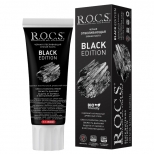 паста зубная R.O.C.S. Black Edition отбеливающая 74г - фото в каталоге Максидом