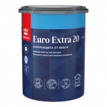 краска акриловая TIKKURILA Euro Extra 20 для стен и потолков база А  0,9л белая, арт.700001105 - фото в каталоге Максидом