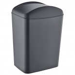 контейнер для мусора TURAN Soft Anthracite 10л прямоугольный пластик антрацит - фото в каталоге Максидом