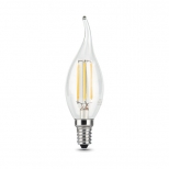 лампа GAUSS Filament 7Вт Е14 LED 580Лм 4100К свеча на ветру лампа GAUSS Filament 7Вт Е14 LED 580Лм 4100К свеча на ветру - фото в каталоге Максидом