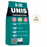 затирка для швов UNIS U-50 армир. 1-6мм 1,5кг жасмин затирка для швов UNIS U-50 армир. 1-6мм 1,5кг жасмин - фото в каталоге Максидом