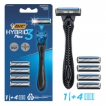 станок для бритья BIC Flex 3 Hybrid + 4 кассеты - фото в каталоге Максидом