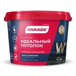 краска акриловая PARADE W1 для потолков белая 10л, арт.0005842 - фото в каталоге Максидом