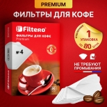 фильтры для кофе FILTERO 1x4/80 белый - фото в каталоге Максидом