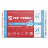 теплоизоляция ROCKWOOL Акустик Баттс Ультратонкий 1000х600х27мм - фото в каталоге Максидом