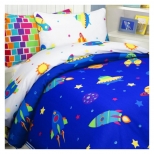 постельное белье 1,5сп MONA LIZA Kids Космос бязь 1 нав.50х70 см, арт.501014 - фото в каталоге Максидом