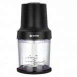 измельчитель VITEK VT-7131 800Вт чаша 1,2л стекло черный - фото в каталоге Максидом