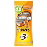 станок для бритья BIC 3 Sensitive 4шт для чувствительной кожи одноразовый - фото в каталоге Максидом