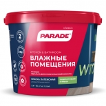 краска латексная PARADE W100 для стен и потолков белая 5л, арт.0005903 - фото в каталоге Максидом