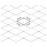 сетка металлическая STRECK 20х1м ячейка 30х30мм - фото в каталоге Максидом