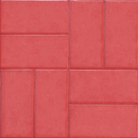 плитка тротуарная 8 кирпичей 400x400x50мм красная - фото в каталоге Максидом
