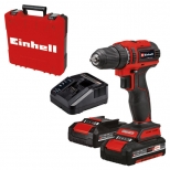 дрель-шуруповерт EINHELL TE-CD 18/40LiBL 40Нм 18В 2Ач 2 АКБ Power x-change