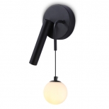 бра светодиодное AMBRELLA Comfort LED 2Вт 4200K+G9 черный - фото в каталоге Максидом