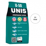 затирка для швов UNIS U-50 армир. 1-6мм 1,5кг белая затирка для швов UNIS U-50 армир. 1-6мм 1,5кг белая - фото в каталоге Максидом