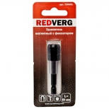 удлинитель для бит REDVERG магнитный с фиксатором 1/4'' 60мм - фото в каталоге Максидом