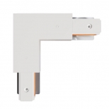коннектор-ввод питания угловой для шинопровода ARTE LAMP Track Accessories пластик белый - фото в каталоге Максидом