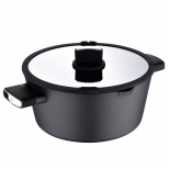 кастрюля BERGNER Ion Plus 6л 28см антипр.покр. кован.алюм. стеклянная крышка индукция кастрюля BERGNER Ion Plus 6л 28см антипр.покр. кован.алюм. стеклянная крышка индукция - фото в каталоге Максидом