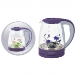 чайник ENERGY E-287 1500Вт 2,0л стекло фиолет. чайник ENERGY E-287 1500Вт 2,0л стекло фиолет. - фото в каталоге Максидом