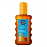 масло для загара NIVEA SUN Защита и Загар SPF30 спрей 200мл - фото в каталоге Максидом