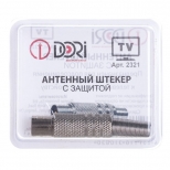 штекер антенный DORI металл с защитой - фото в каталоге Максидом