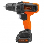 дрель-шуруповерт BLACK&DECKER BCD7122CK-RU 10,8В Li-lon 1,5Ач 2 аккумулятора дрель-шуруповерт BLACK&DECKER BCD7122CK-RU 10,8В Li-lon 1,5Ач 2 аккумулятора - фото в каталоге Максидом