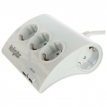 удлинитель c USB NAVIGATOR npe-usb-05-180-esc-3X1,0 - фото в каталоге Максидом