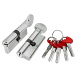 цилиндр ключевой Fuaro Lock d-pro502 80мм 40х40 хром вертушка - фото в каталоге Максидом