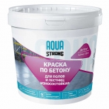 краска в/д AQUASTRONG по бетону 2,2 кг серый, арт. 4607130866603 - фото в каталоге Максидом