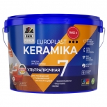 краска в/д DUFA Premium EuroPlast Keramika 7 база 3 для стен и потолков 2,5л б/ц, арт.МП00-006968 - фото в каталоге Максидом