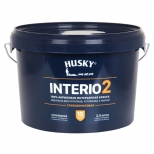 краска акриловая HUSKY INTERIO 2 для стен и потолков 2,5л, арт.32197 - фото в каталоге Максидом