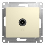 розетка TV SCHNEIDER ELECTRIC Glossa, бежевый розетка TV SCHNEIDER ELECTRIC Glossa, бежевый - фото в каталоге Максидом