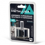 коронка алмазная METALLICA Optima по стеклу и плитке 45x55мм - фото в каталоге Максидом