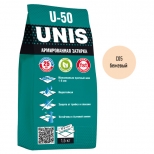 затирка для швов UNIS U-50 армир. 1-6мм 1,5кг бежевая - фото в каталоге Максидом