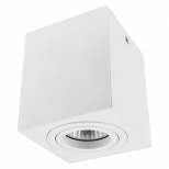 светильник накладной DE FRAN LED Монтерно GU10 220В 60Вт квадратный белый - фото в каталоге Максидом