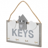 ключница ВОЛШЕБНАЯ СТРАНА KEYS 205х25х137мм МДФ/металл - фото в каталоге Максидом