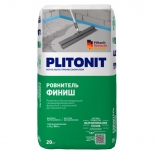 ровнитель для внутр.работ PLITONIT Финиш быстротвердеющий 20кг - фото в каталоге Максидом