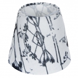 абажур  LAMPLANDIA Linen white Clip 40Вт текстиль белый - фото в каталоге Максидом