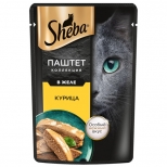 корм для кошек SHEBA паштет с курицей 75г корм для кошек SHEBA паштет с курицей 75г - фото в каталоге Максидом