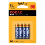 батарейка KODAK LR03 AAA блистер 4шт - фото в каталоге Максидом