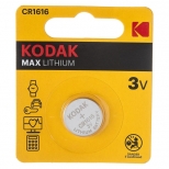 батарейка KODAK CR1616 блистер 1шт - фото в каталоге Максидом